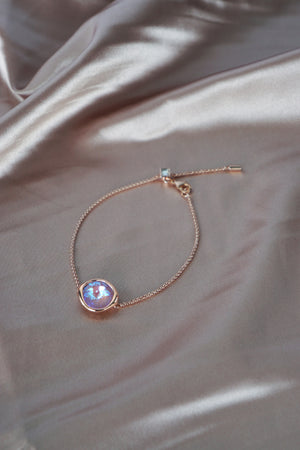 Tallulah Bracelet in Rose Gold - Lavender Delite