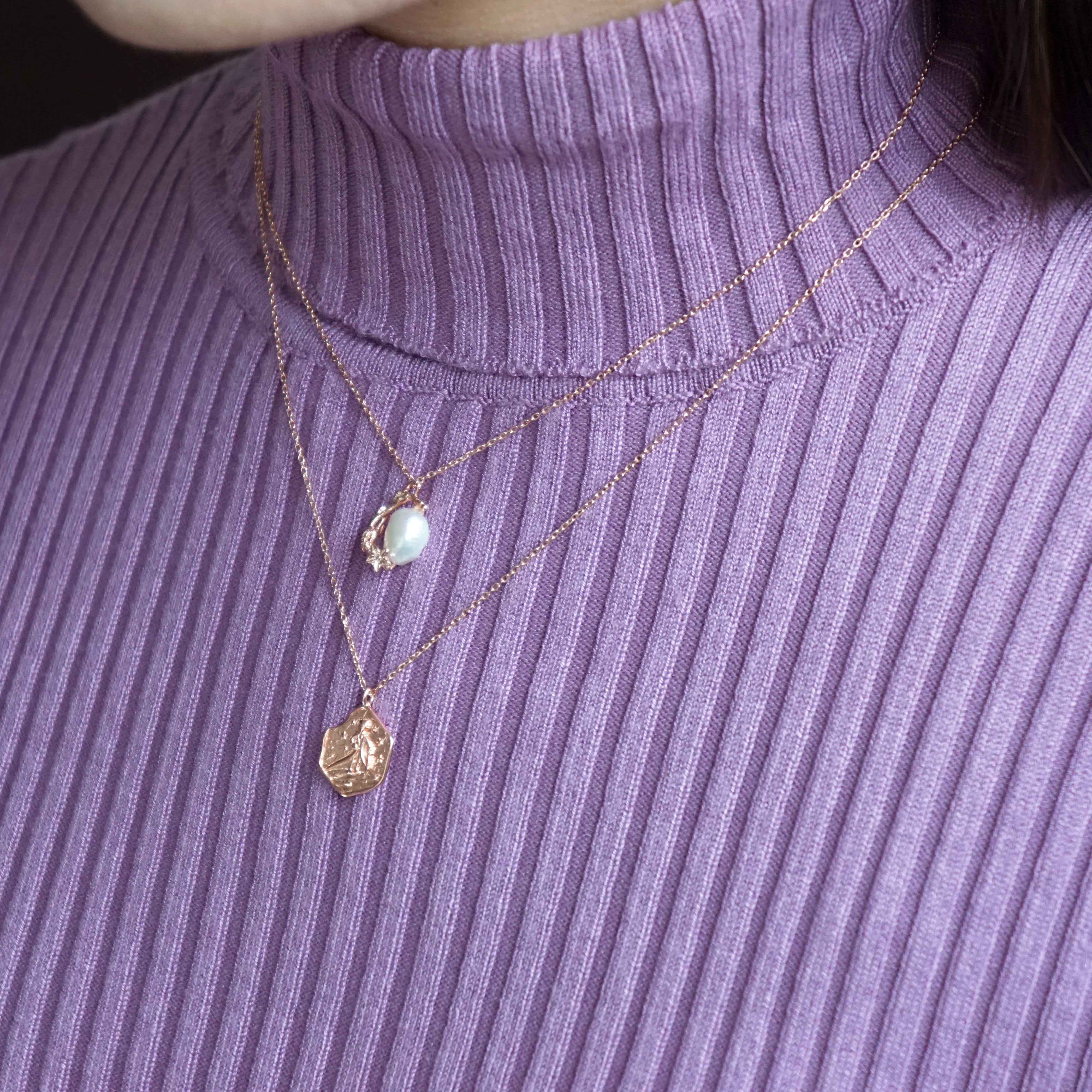 Under The Sea Necklace in Rose Gold