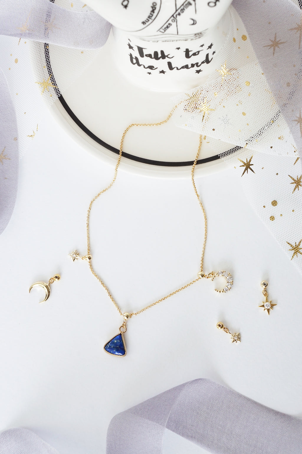 Starlight Multi-Way Necklace (Customisable) - Lapis Lazuli (Preorder)