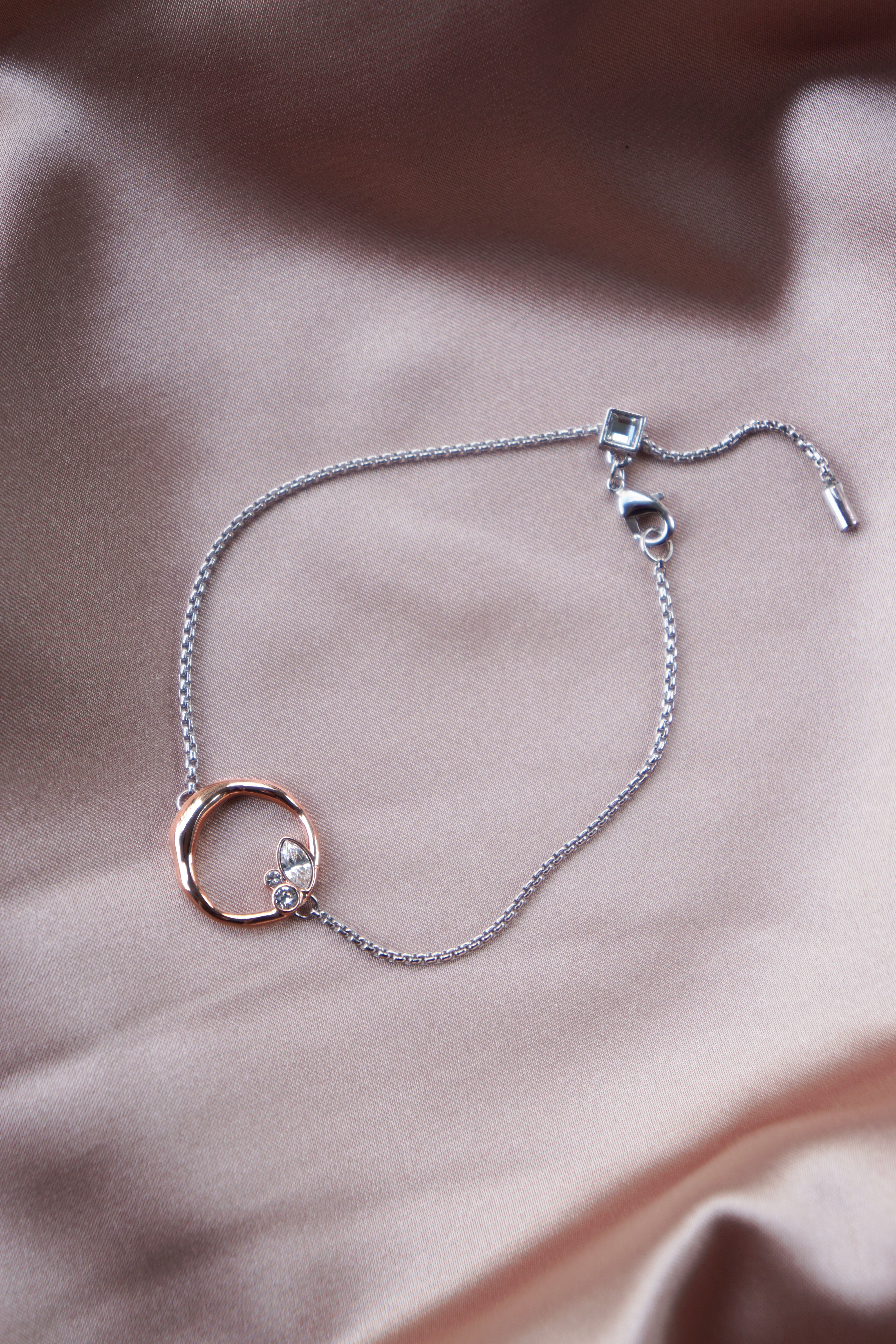 Lagune Bracelet in Silver/Rose Gold