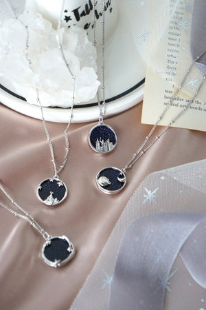 Starry Night Necklace in Silver - Joshua Tree