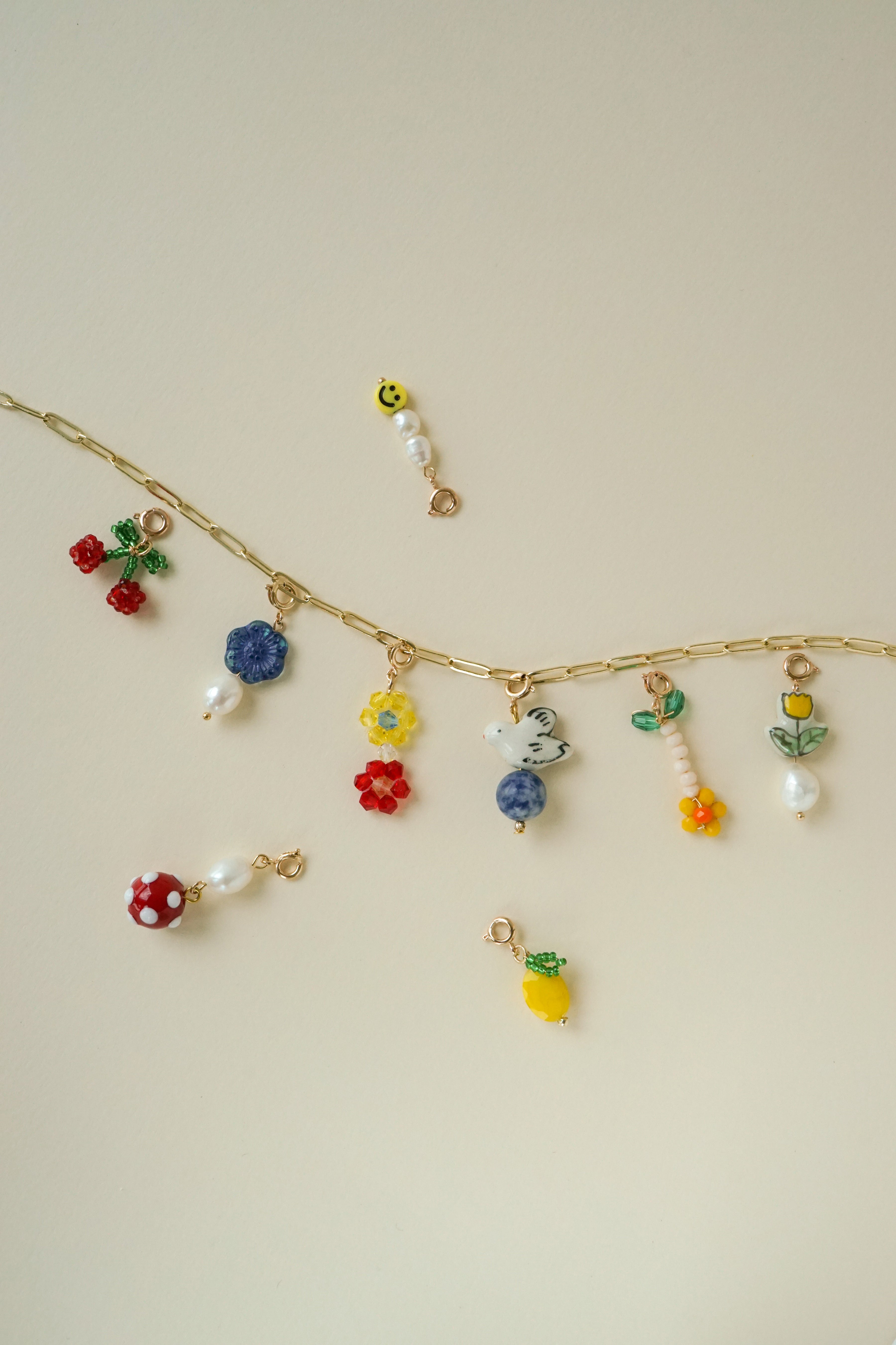Garden Party Necklace (Set of 15 Charms)