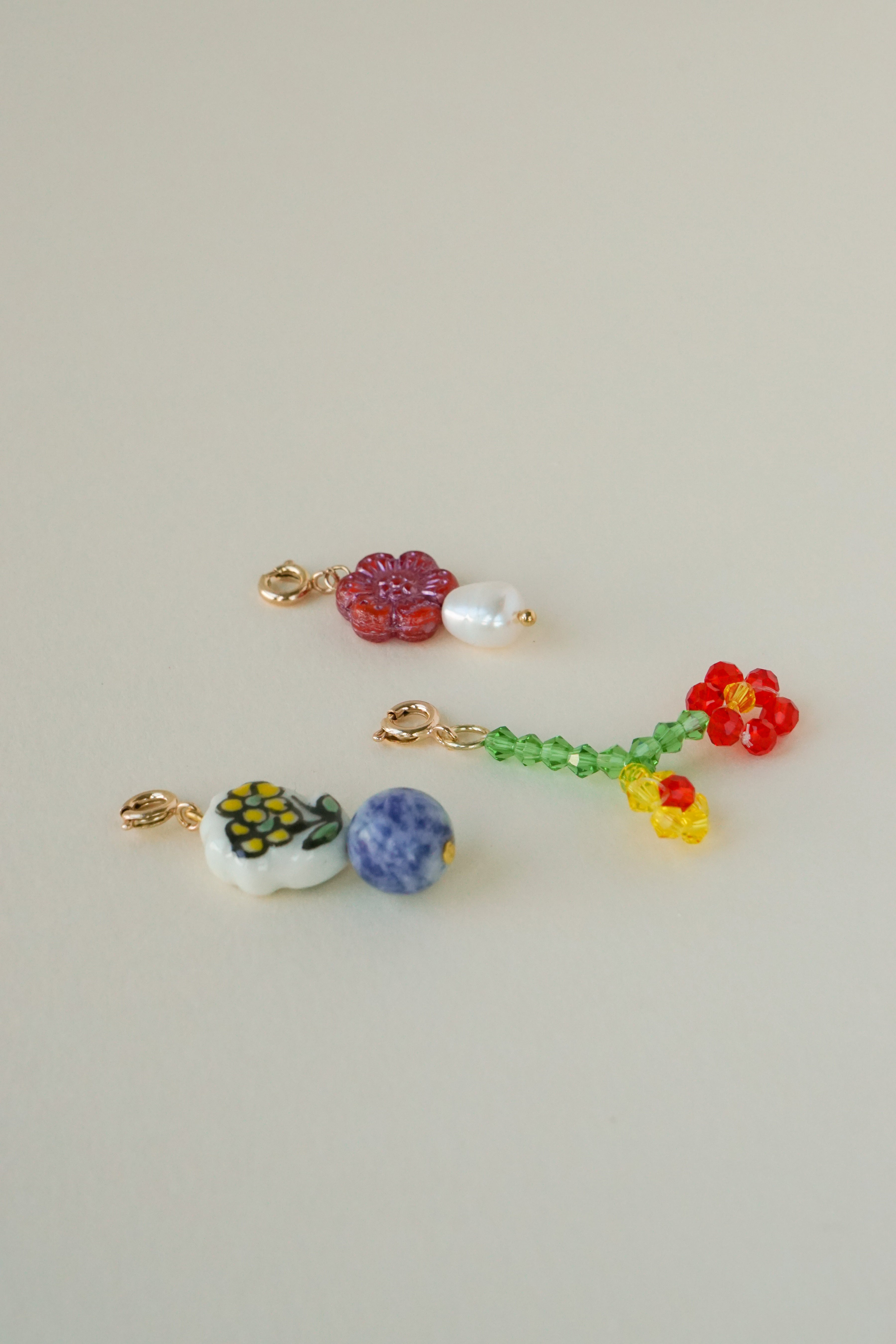 Flower Power Charms (Set of 3)
