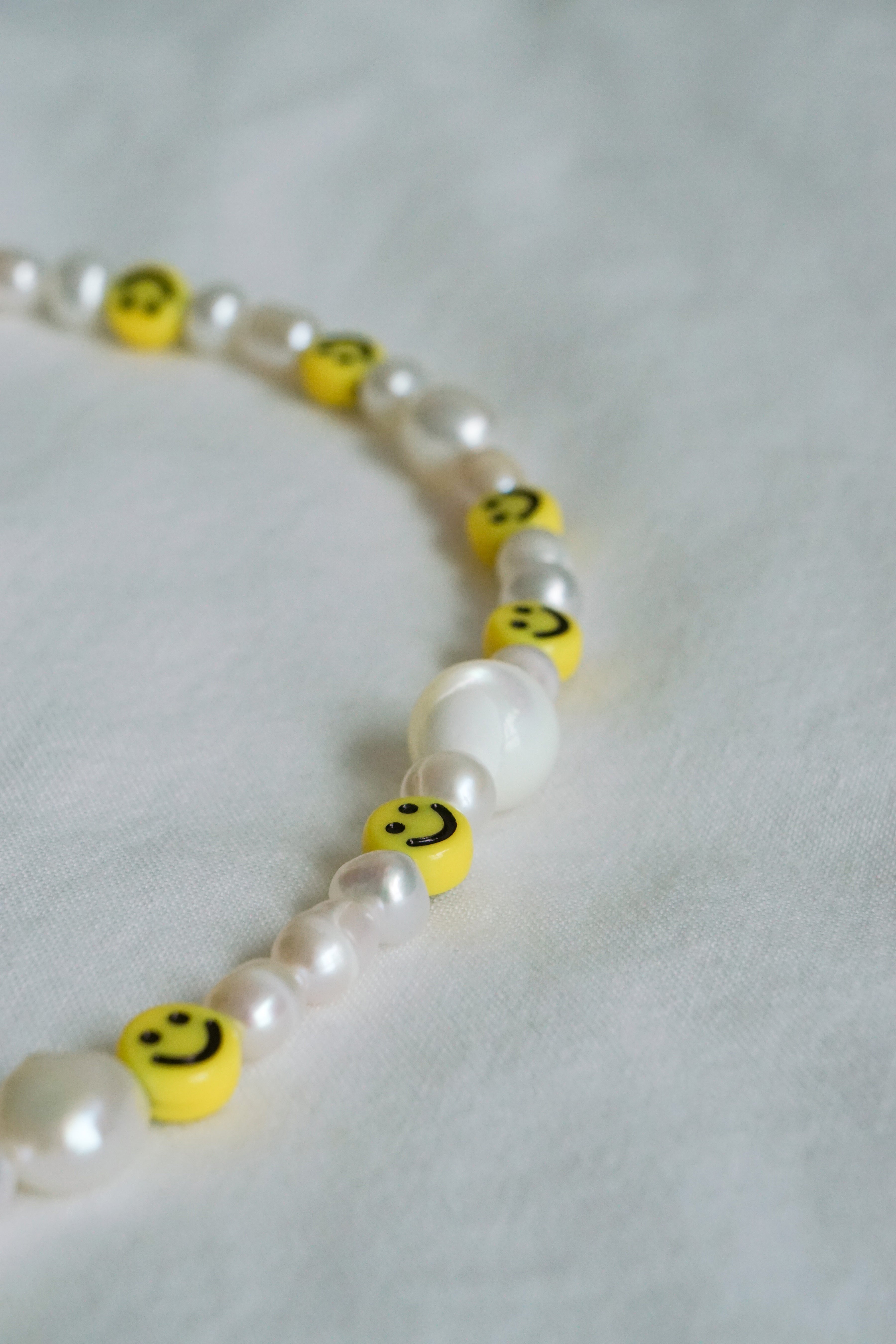 Smiley Pearl Necklace (Backorder)