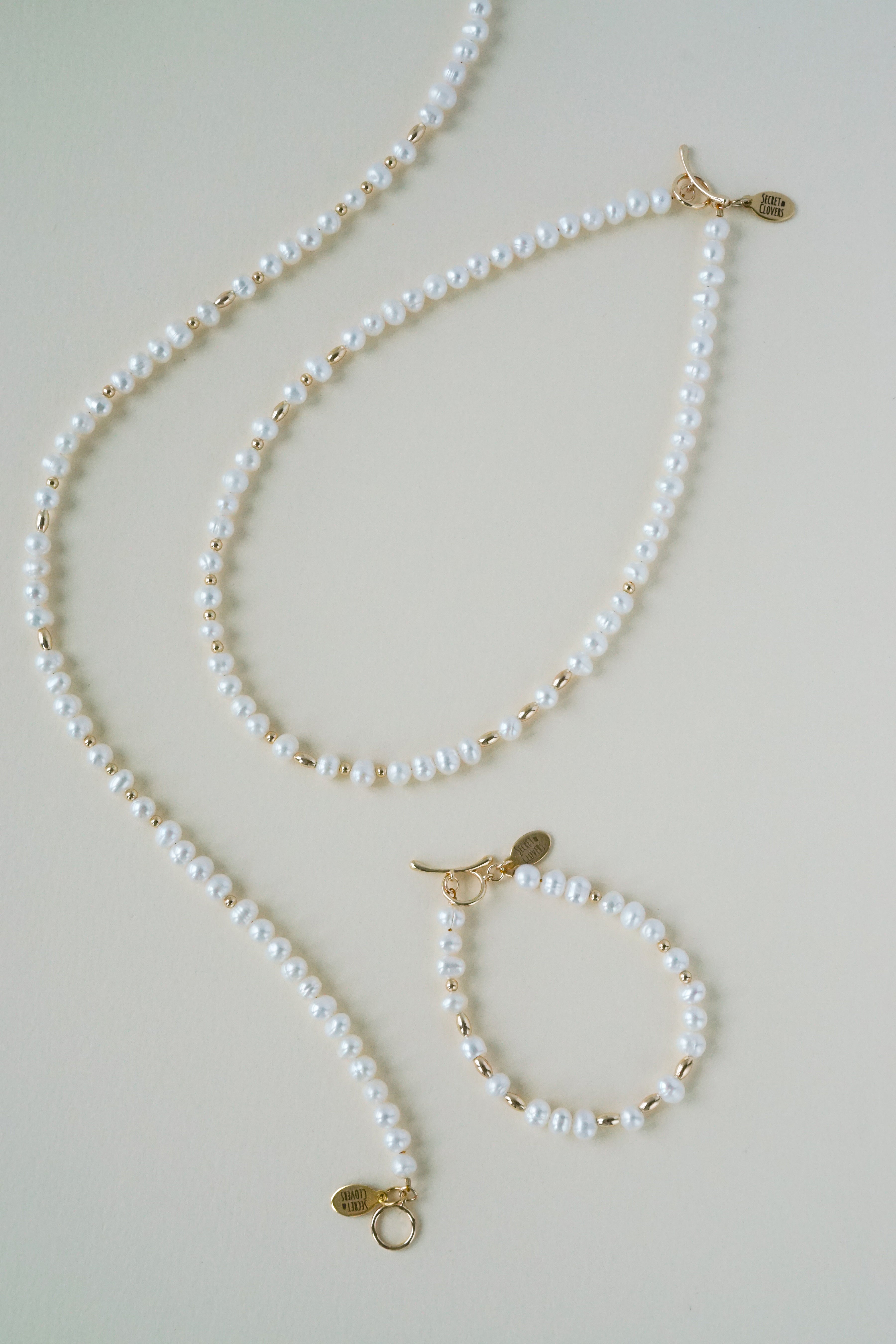 The Morse Code Pearl Necklace - Personalised (Backorder)