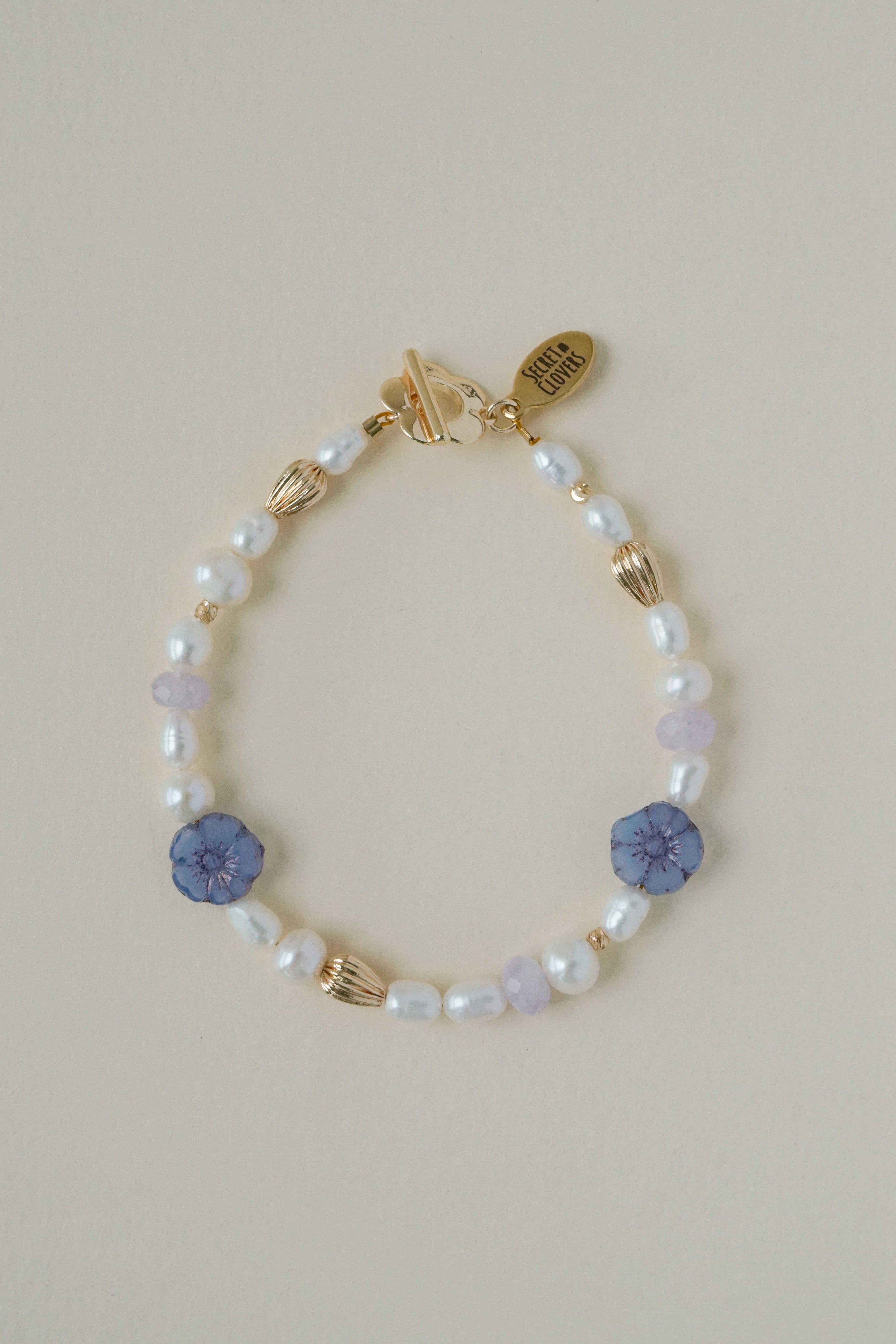 Chinoiserie Pearl Bracelet - Lavender