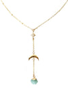 In The Sky With Diamonds Necklace - Amazonite