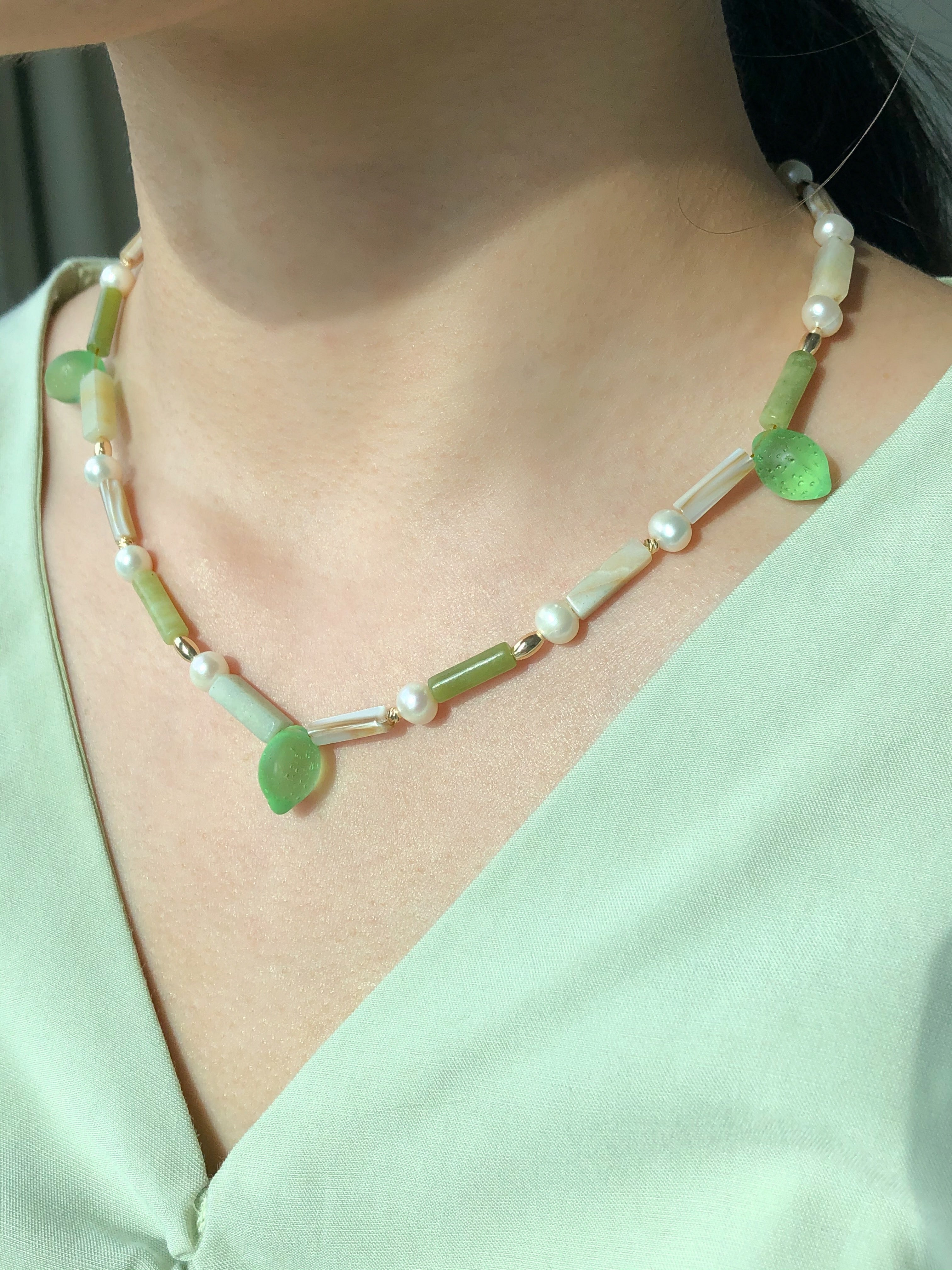 Limone Necklace - Green